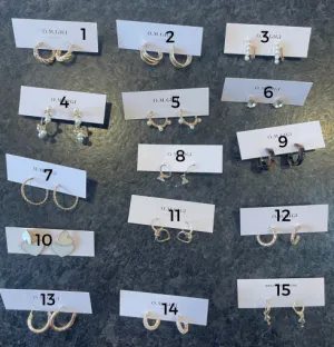 EARRINGS // 15 STYLES.
