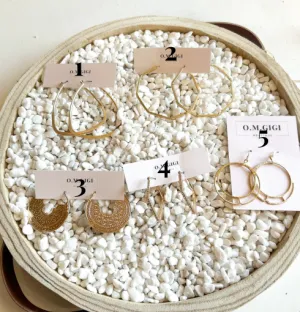EARRINGS // 5 STYLES