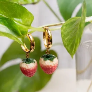 Earrings | Berry Juicy Hoops | Peter and June