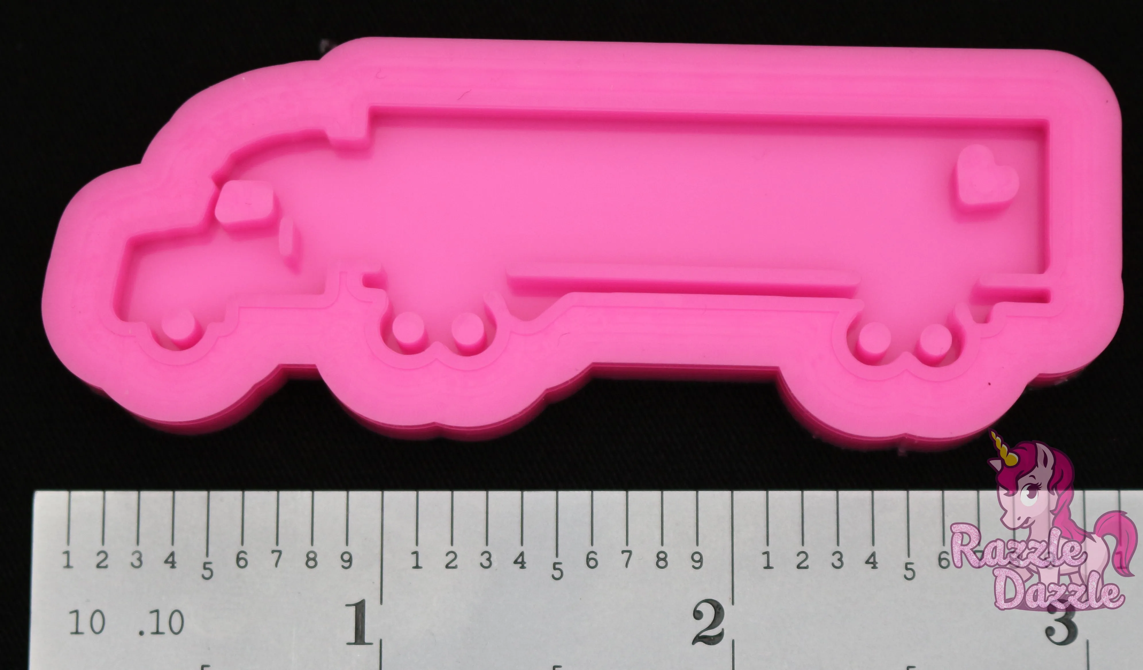 Eighteen Wheeler Key Chain Mold
