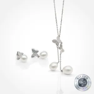 Enchanted Butterfly Pearl Set