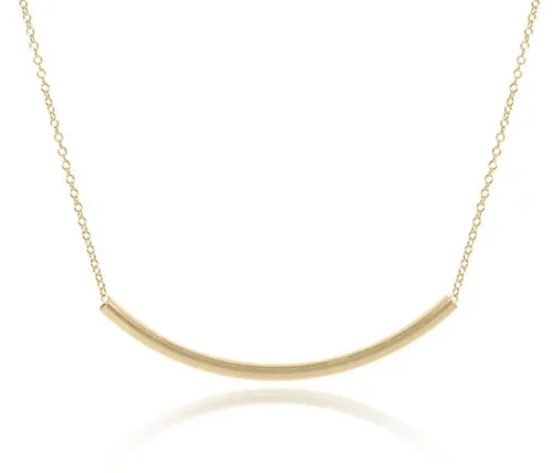 Enewton 16" Necklace Gold- Bliss Bar Gold