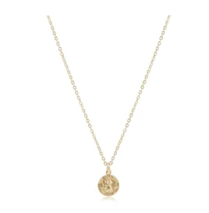 ENewton 16" Necklace Gold - Protection Small Gold Charm