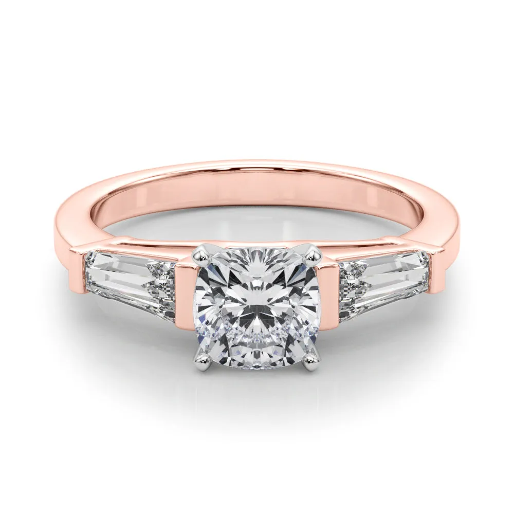 Engagement Rings 3 Stone Baguette - TN82844