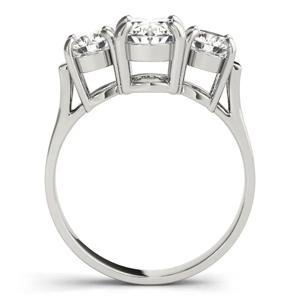 Engagement Rings 3 Stone Oval - TN82740