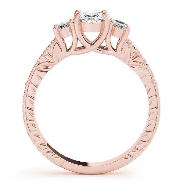 Engagement Rings 3 Stone Oval - TN82818