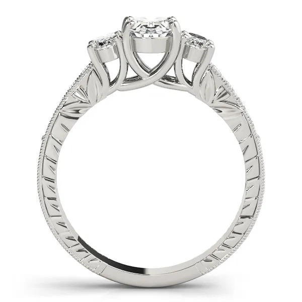 Engagement Rings 3 Stone Oval - TN82818