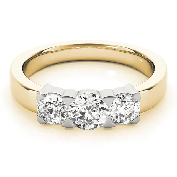Engagement Rings 3 Stone Round - TN81755