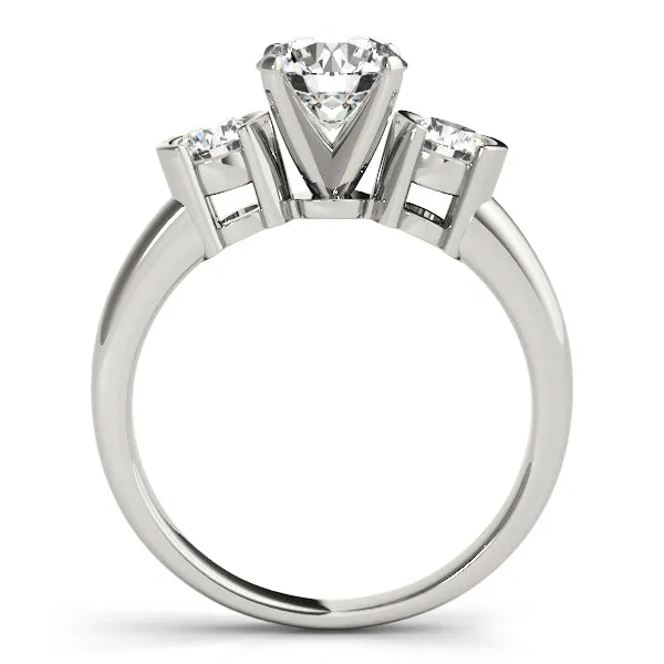 Engagement Rings 3 Stone Round - TN81934