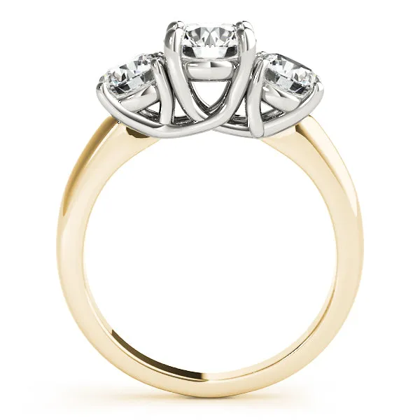 Engagement Rings 3 Stone Round - TN81978