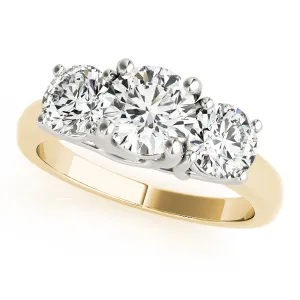 Engagement Rings 3 Stone Round - TN81978