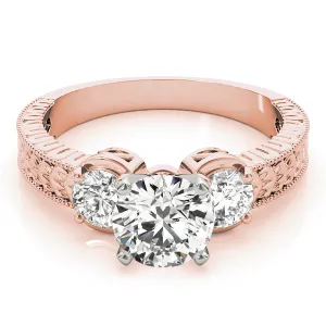 Engagement Rings 3 Stone Round - TN82847