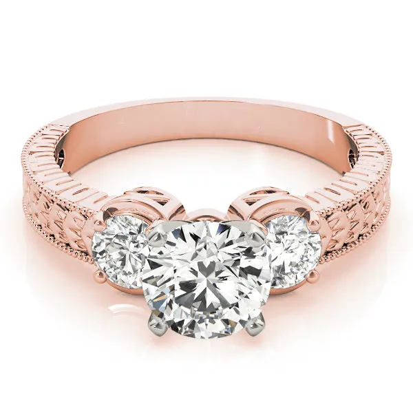 Engagement Rings 3 Stone Round - TN82847