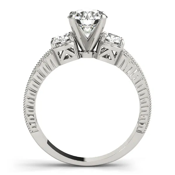 Engagement Rings 3 Stone Round - TN82847
