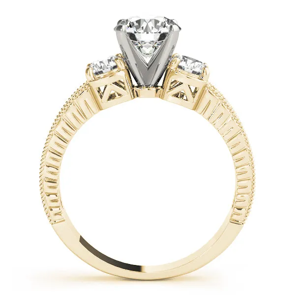 Engagement Rings 3 Stone Round - TN82847