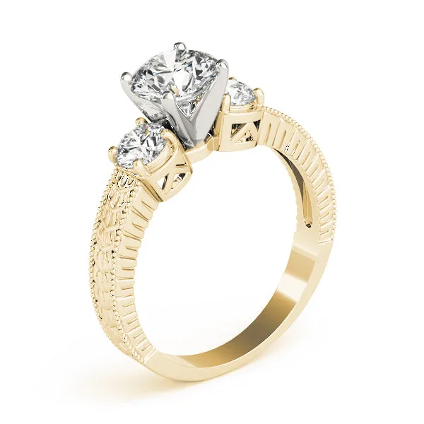 Engagement Rings 3 Stone Round - TN82847