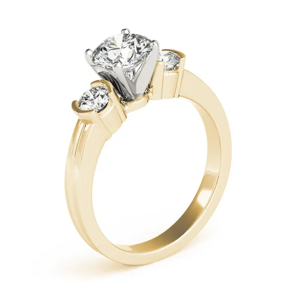 Engagement Rings 3 Stone Round - TN82848