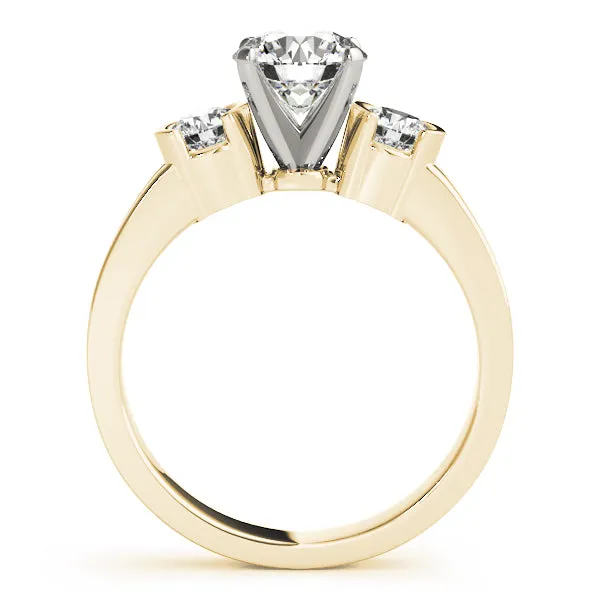 Engagement Rings 3 Stone Round - TN82848