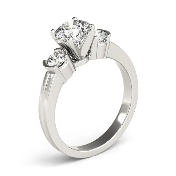 Engagement Rings 3 Stone Round - TN82848