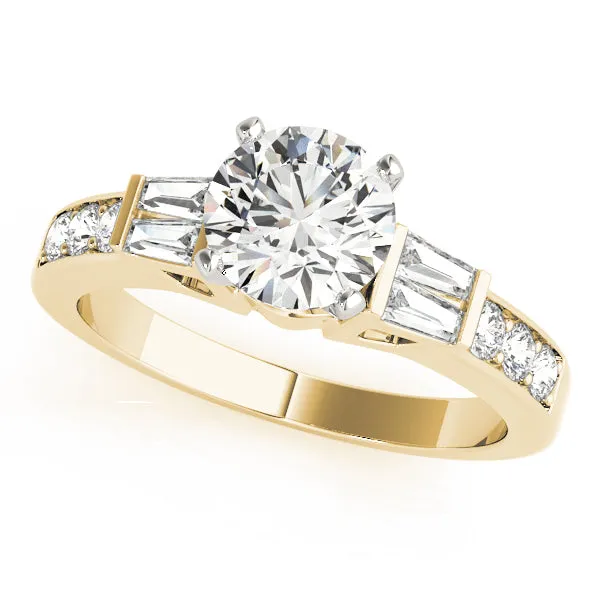 Engagement Rings Fancy Shape Baguette - TN50406-E