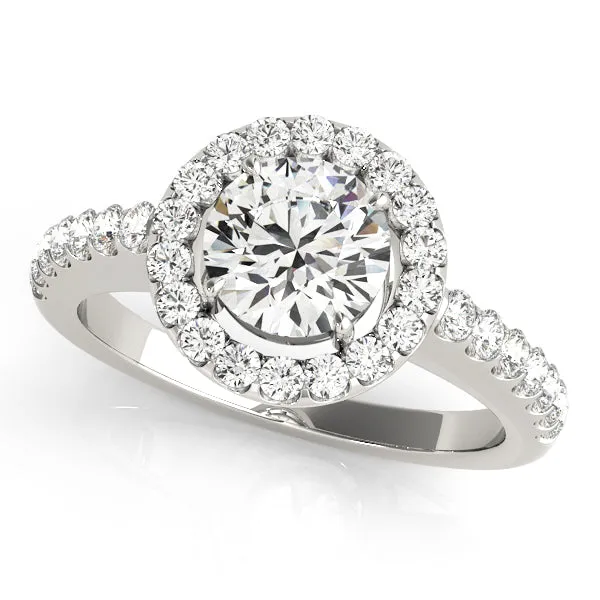 Engagement Rings Halo Round - TN50530-E