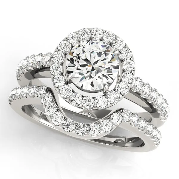 Engagement Rings Halo Round - TN50530-E