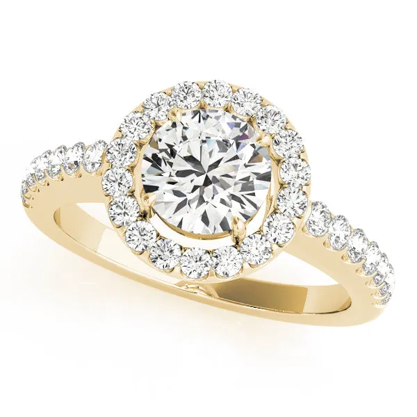 Engagement Rings Halo Round - TN50530-E