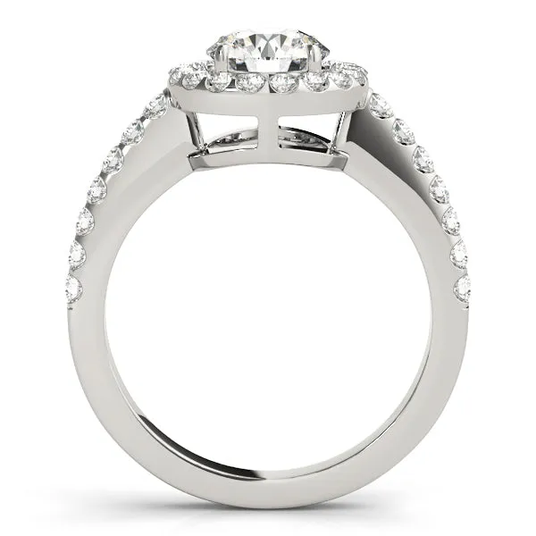Engagement Rings Halo Round - TN50530-E