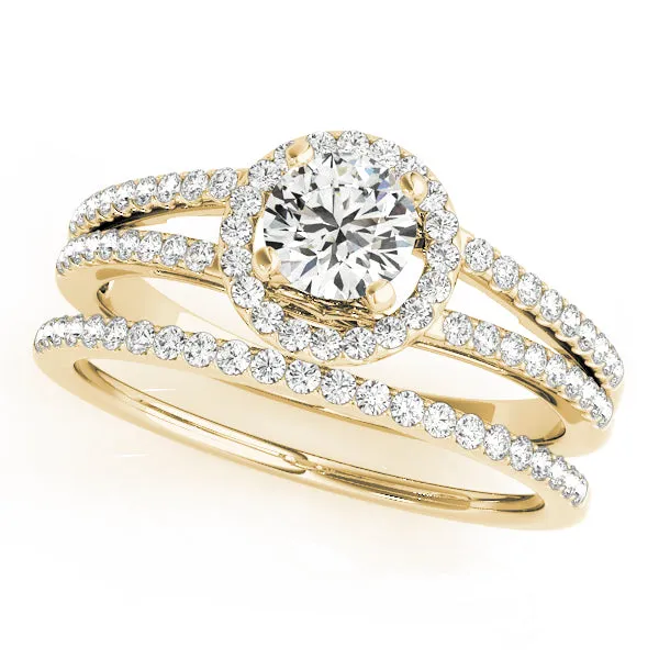 Engagement Rings Halo Round - TN50550-E