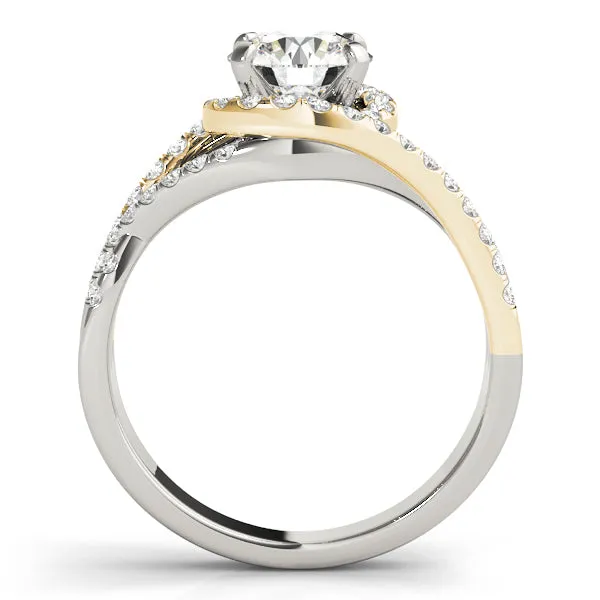 Engagement Rings Halo Round - TN50849-E