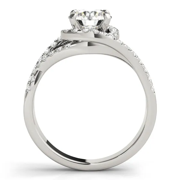 Engagement Rings Halo Round - TN50849-E