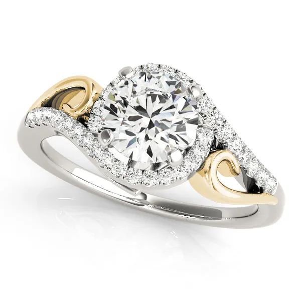 Engagement Rings Halo Round - TN50915-E
