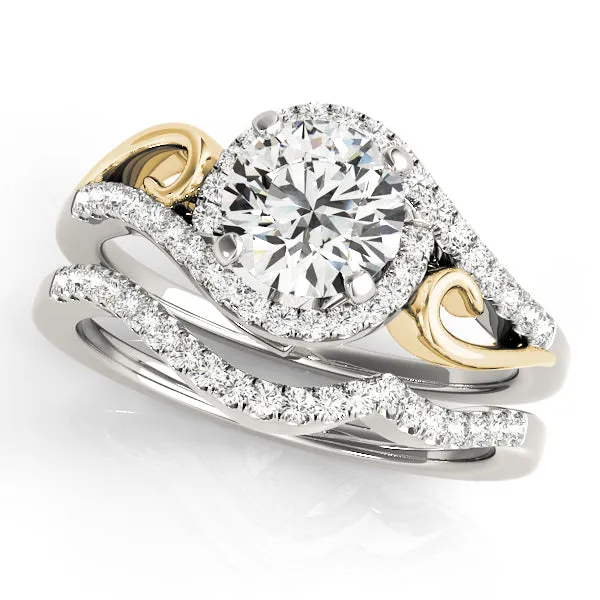 Engagement Rings Halo Round - TN50915-E