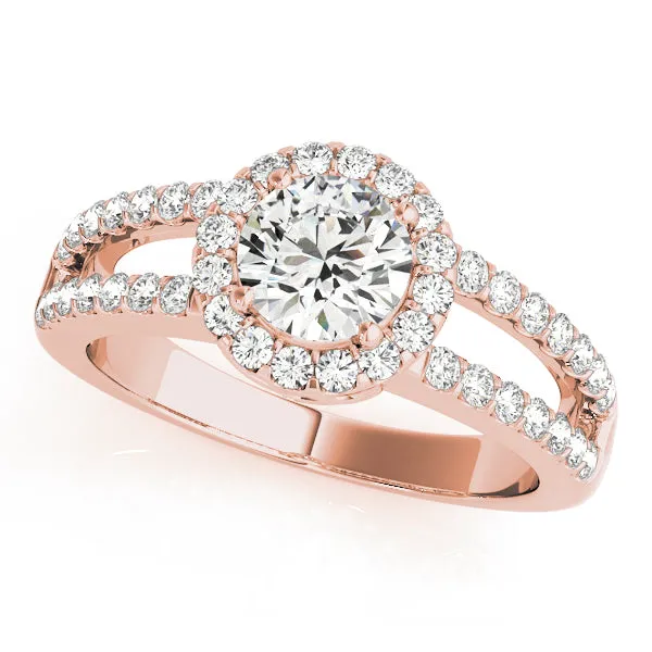 Engagement Rings Halo Round - TN83493