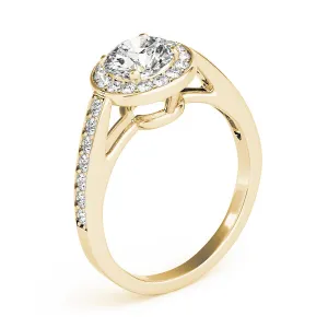 Engagement Rings Halo Round - TN84660-1