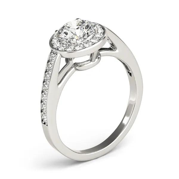 Engagement Rings Halo Round - TN84660-1