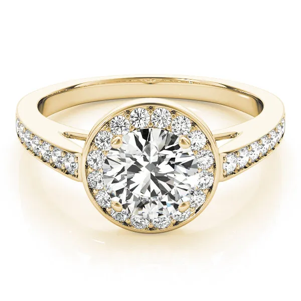 Engagement Rings Halo Round - TN84660-1