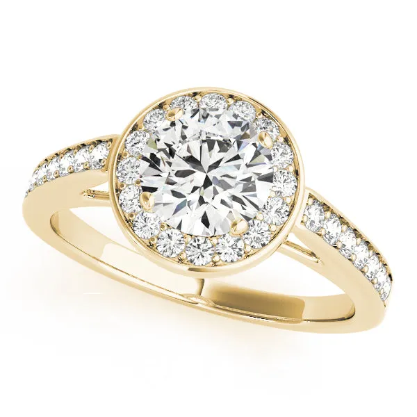 Engagement Rings Halo Round - TN84660-1