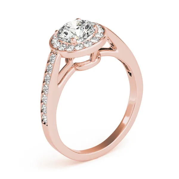 Engagement Rings Halo Round - TN84660-1