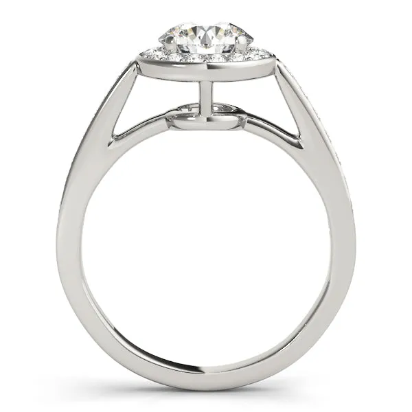 Engagement Rings Halo Round - TN84660-1