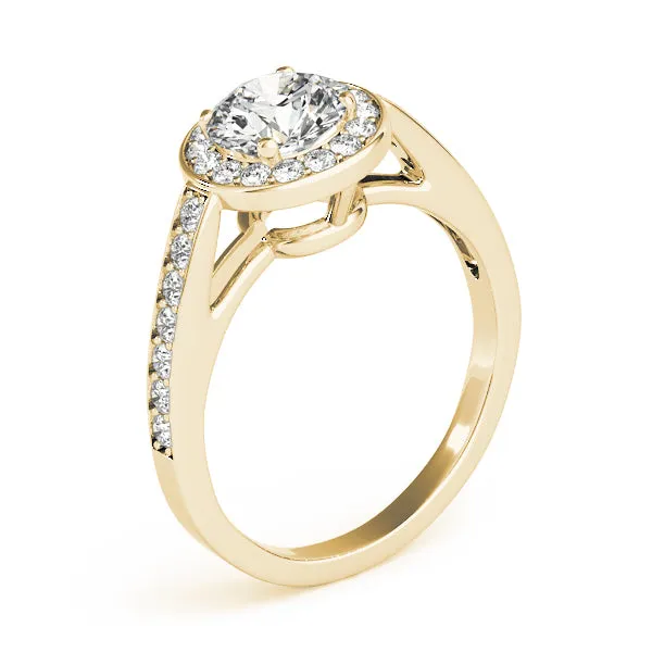 Engagement Rings Halo Round - TN84660-1