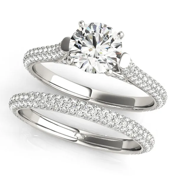 Engagement Rings Single Row Prong Set - TN50604-E