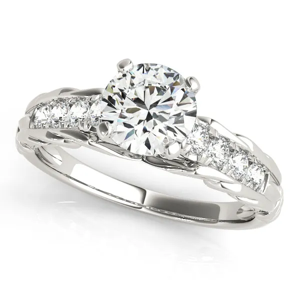 Engagement Rings Single Row Prong Set - TN50645-E