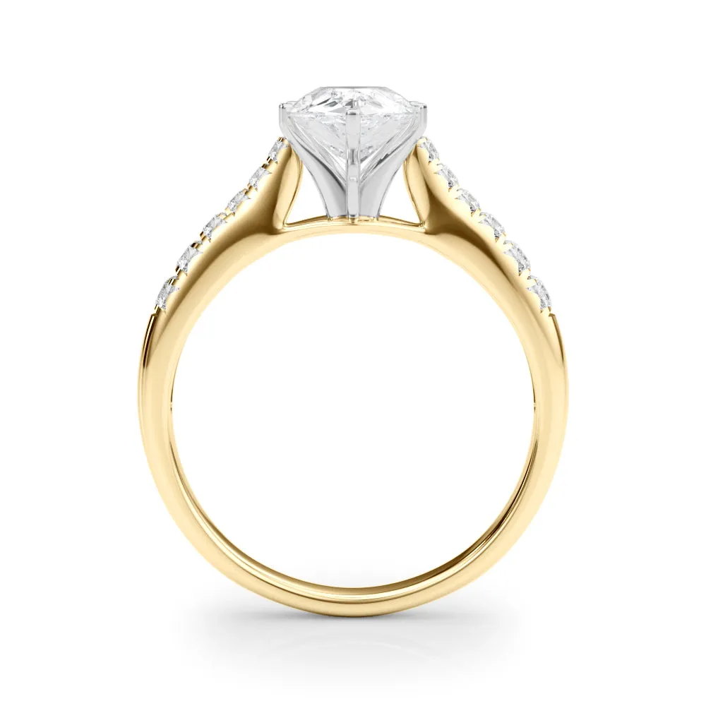 Engagement Rings Single Row Prong Set - TN50791-E