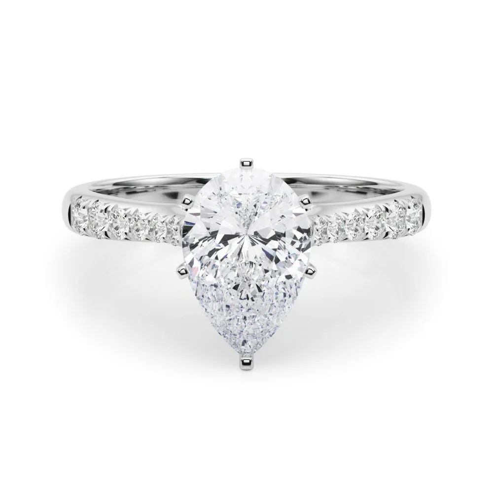 Engagement Rings Single Row Prong Set - TN50791-E