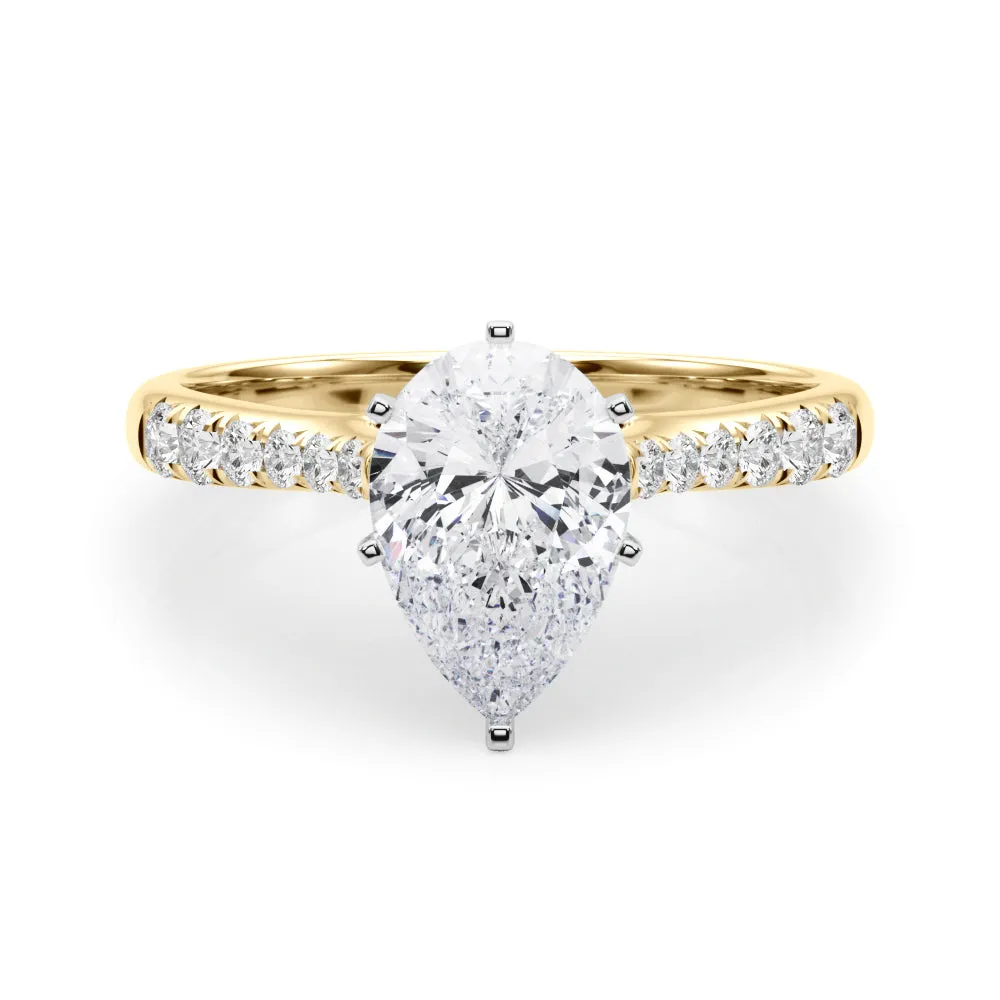 Engagement Rings Single Row Prong Set - TN50791-E