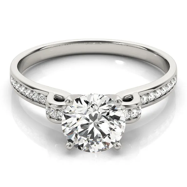 Engagement Rings Single Row Prong Set - TN84252