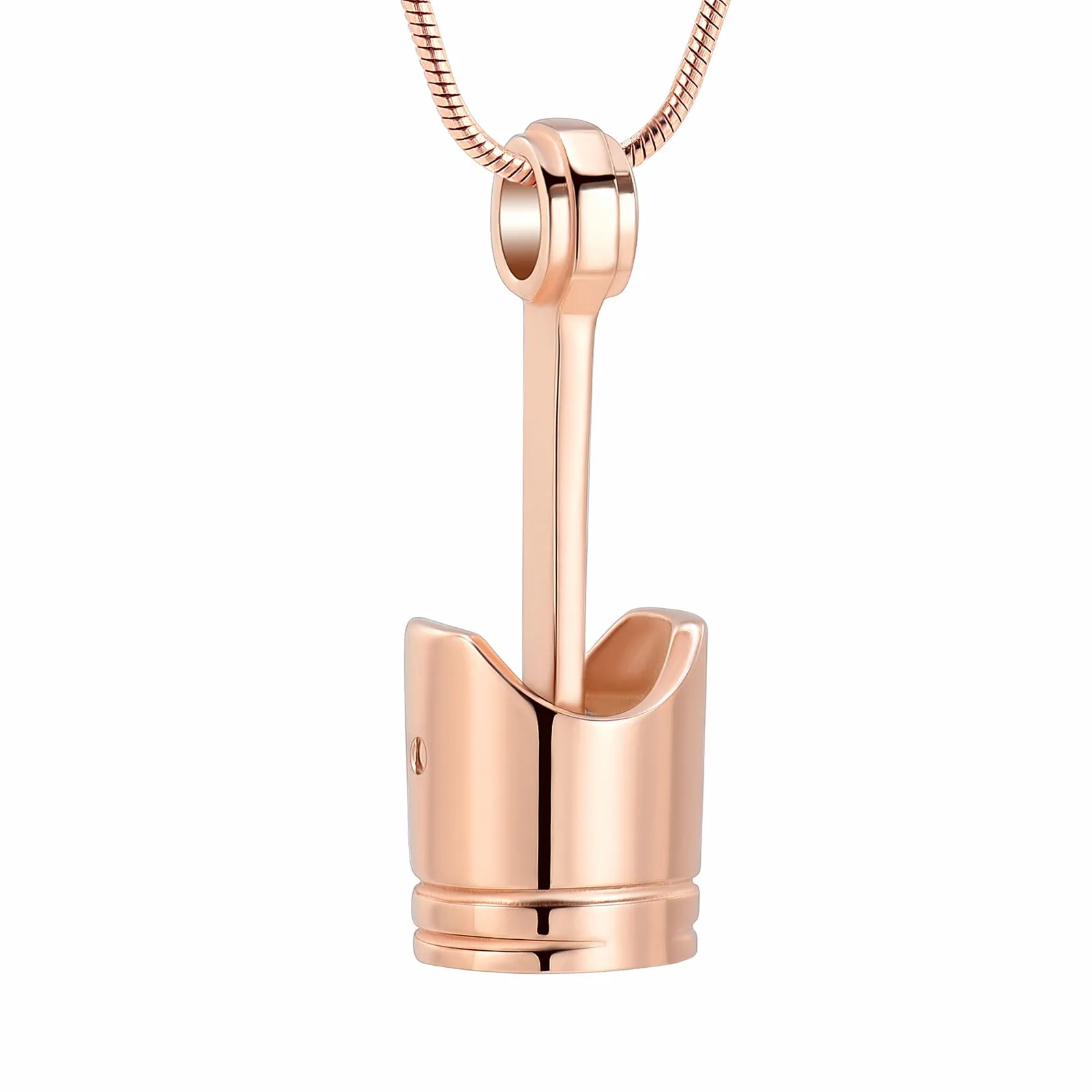 Engine Piston Urn Necklace