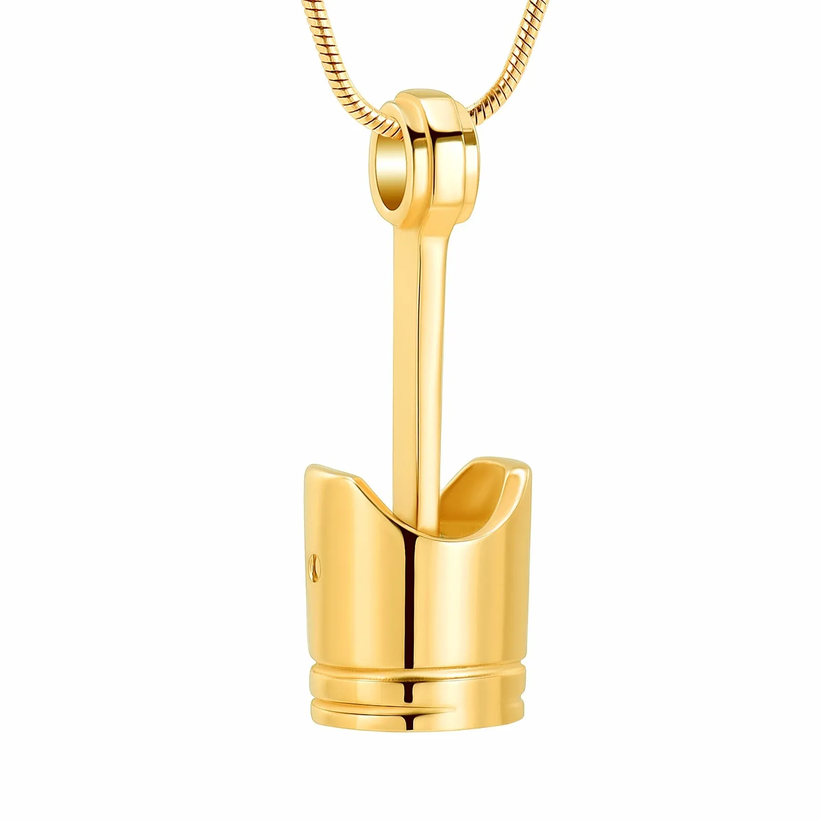 Engine Piston Urn Necklace