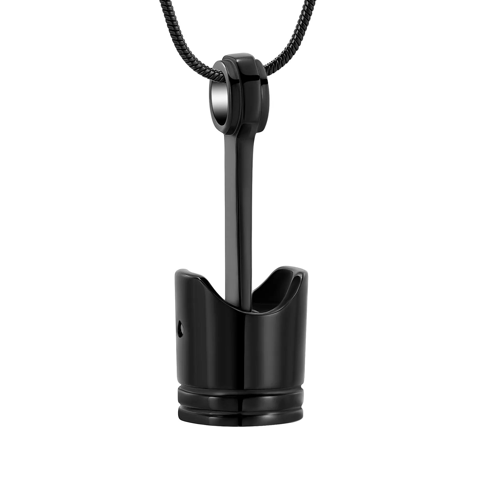 Engine Piston Urn Necklace